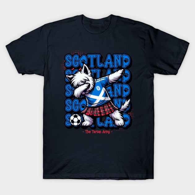 Scottish Football Supporter: The Tartan Army Tee T-Shirt by Kicosh